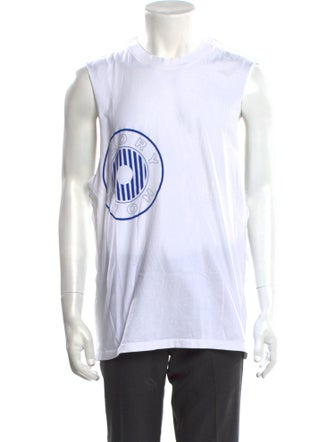 Martine Rose Graphic Print Scoop Neck T-Shirt