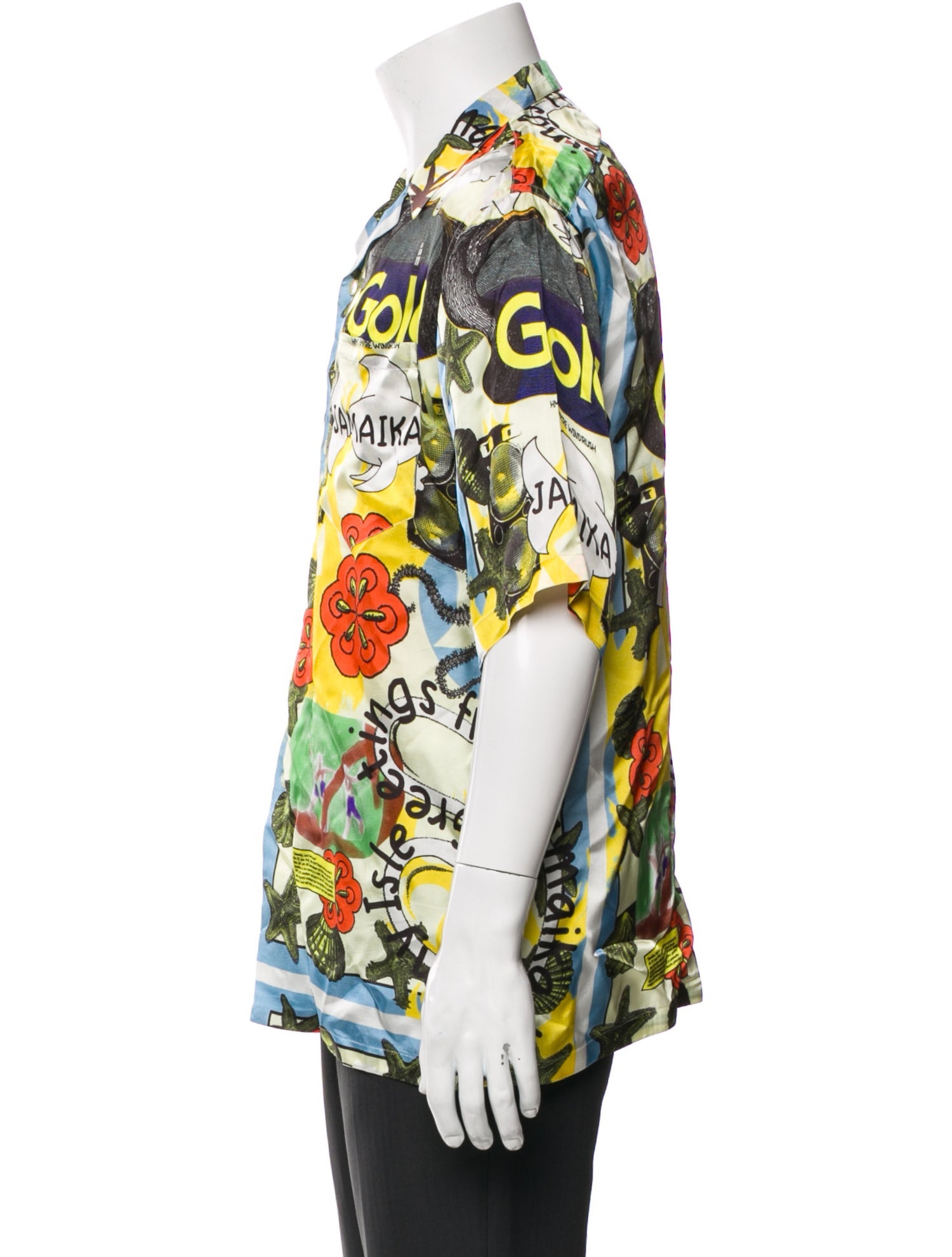 Martine Rose Printed Short Sleeve Shirt