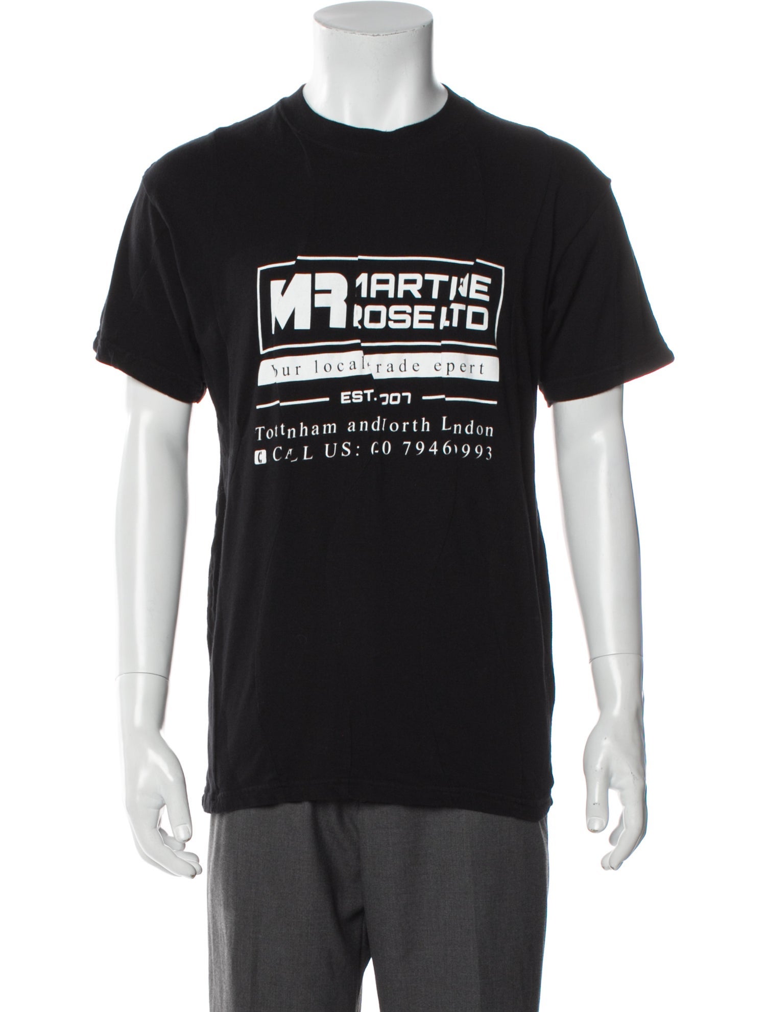 Martine Rose Graphic Print Crew Neck T-Shirt