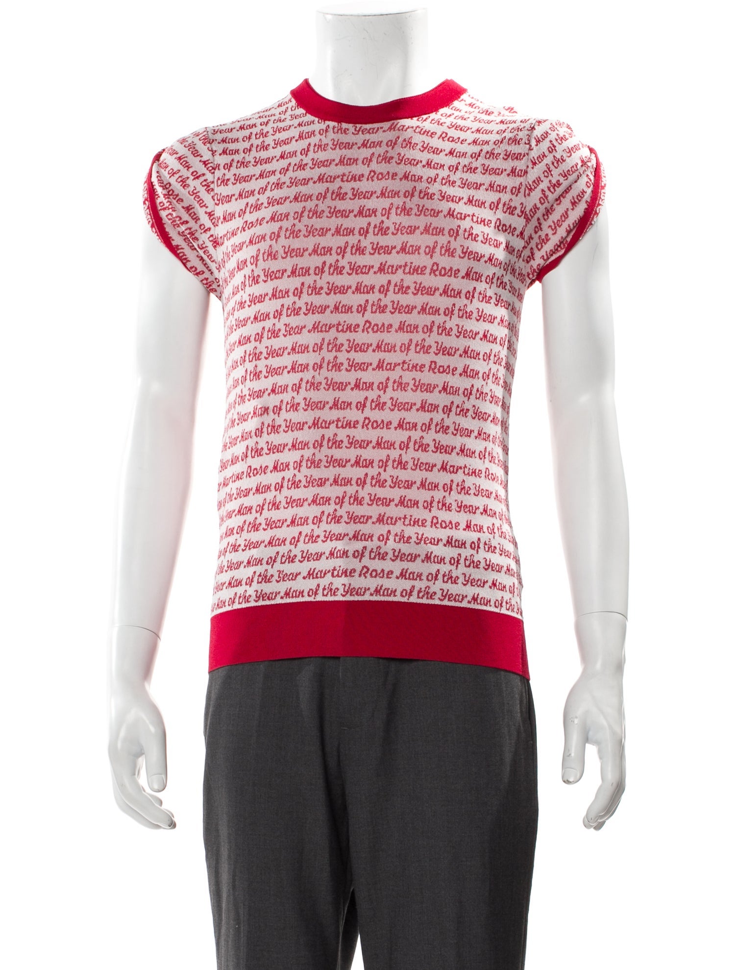 Martine Rose Graphic Print Turtleneck Pullover w/ Tags