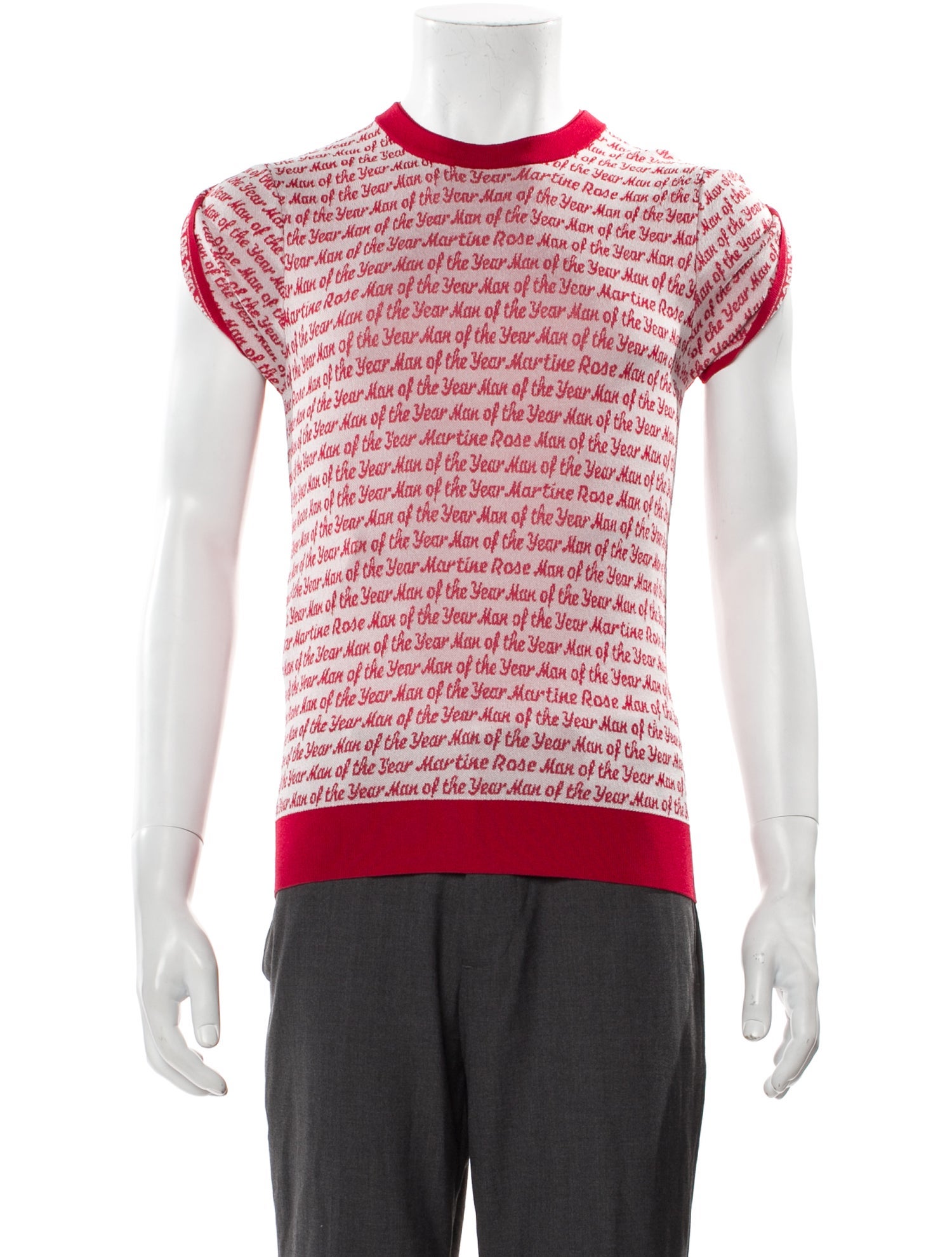 Martine Rose Striped Turtleneck Sweater Vest w/ Tags