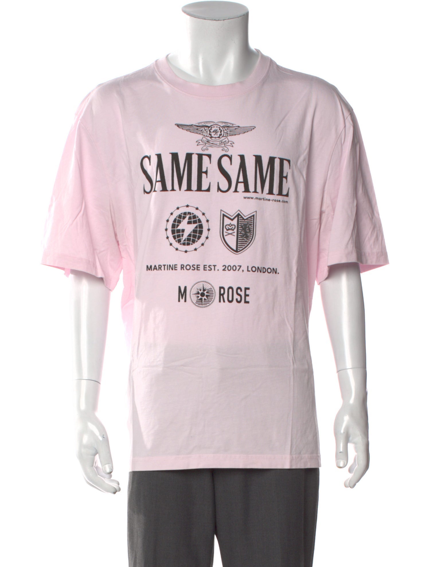 Martine Rose Graphic Print Crew Neck T-Shirt