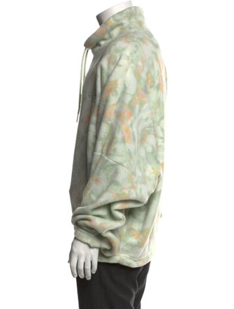 Martine Rose Tie-Dye Print Turtleneck Sweatshirt