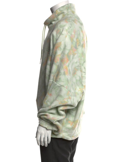 Martine Rose Tie-Dye Print Turtleneck Sweatshirt