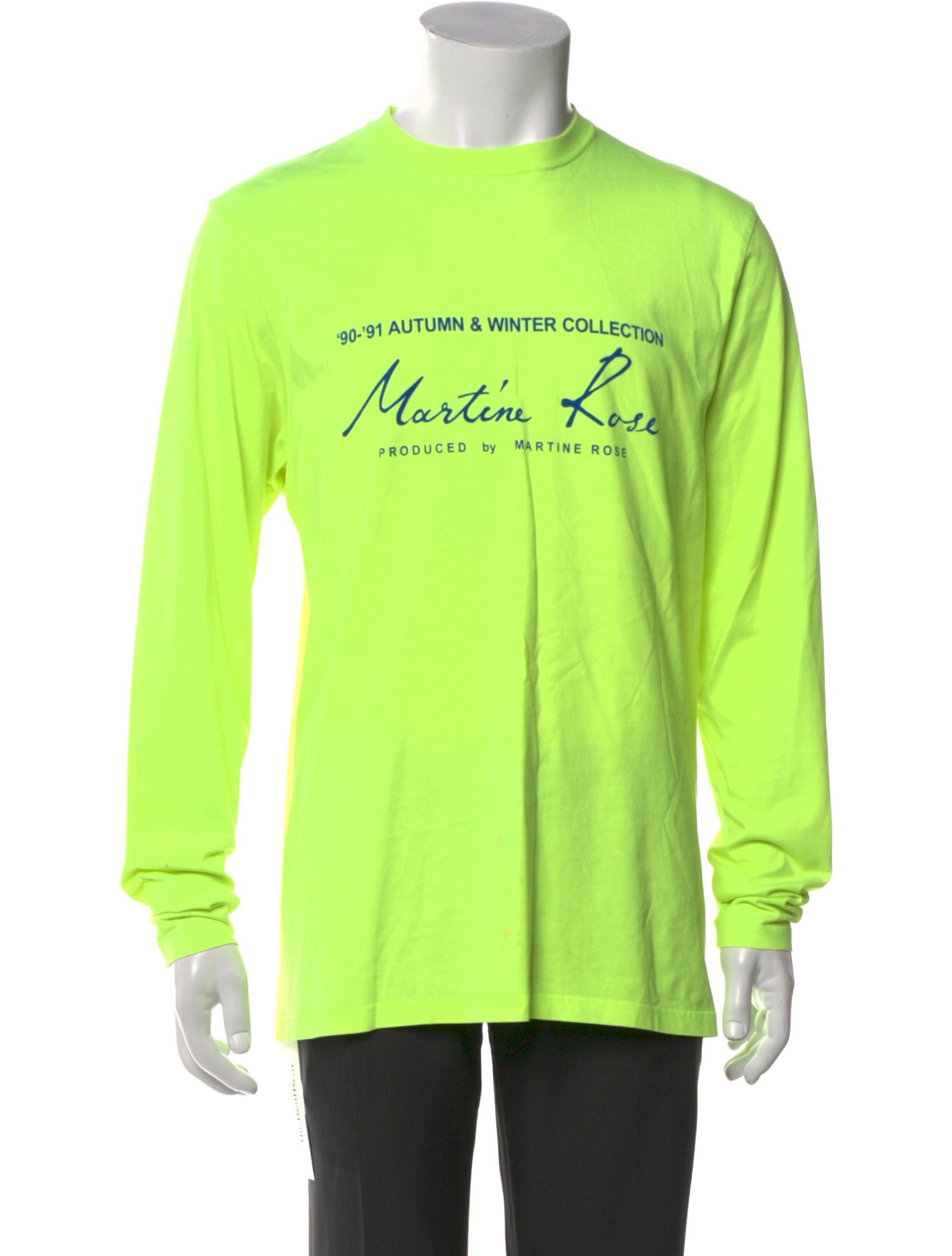 Martine Rose Graphic Print Long Sleeve Shirt