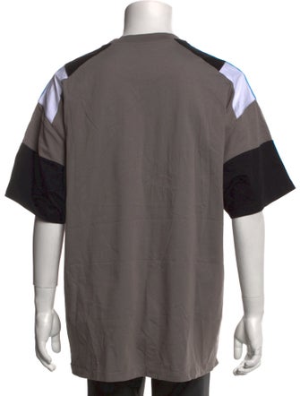 Martine Rose Colorblock Pattern Crew Neck T-Shirt