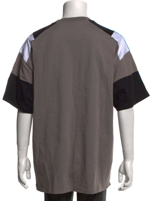 Martine Rose Colorblock Pattern Crew Neck T-Shirt