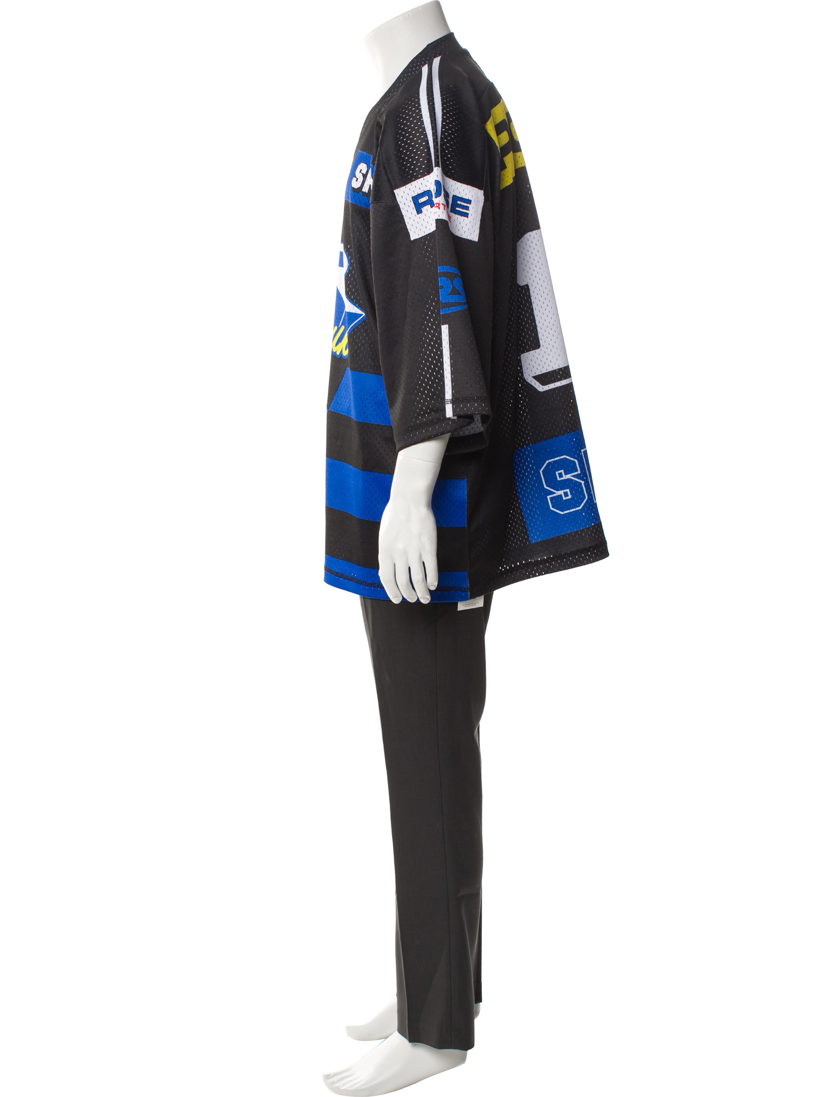 Martine Rose Printed V-Neck Jersey