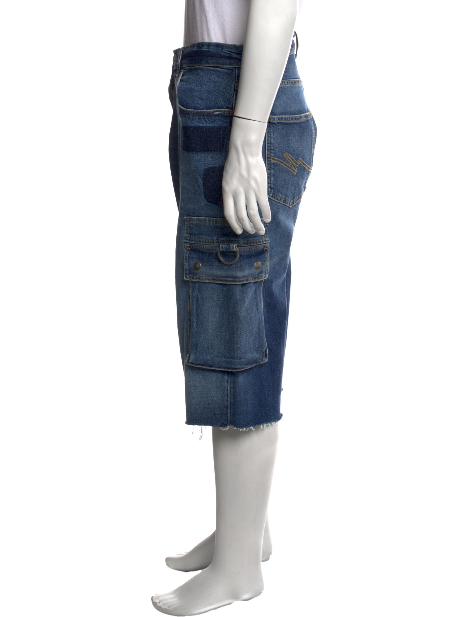 Martine Rose Denim Shorts