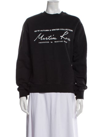 Martine Rose Graphic Print Crew Neck Sweatshirt
