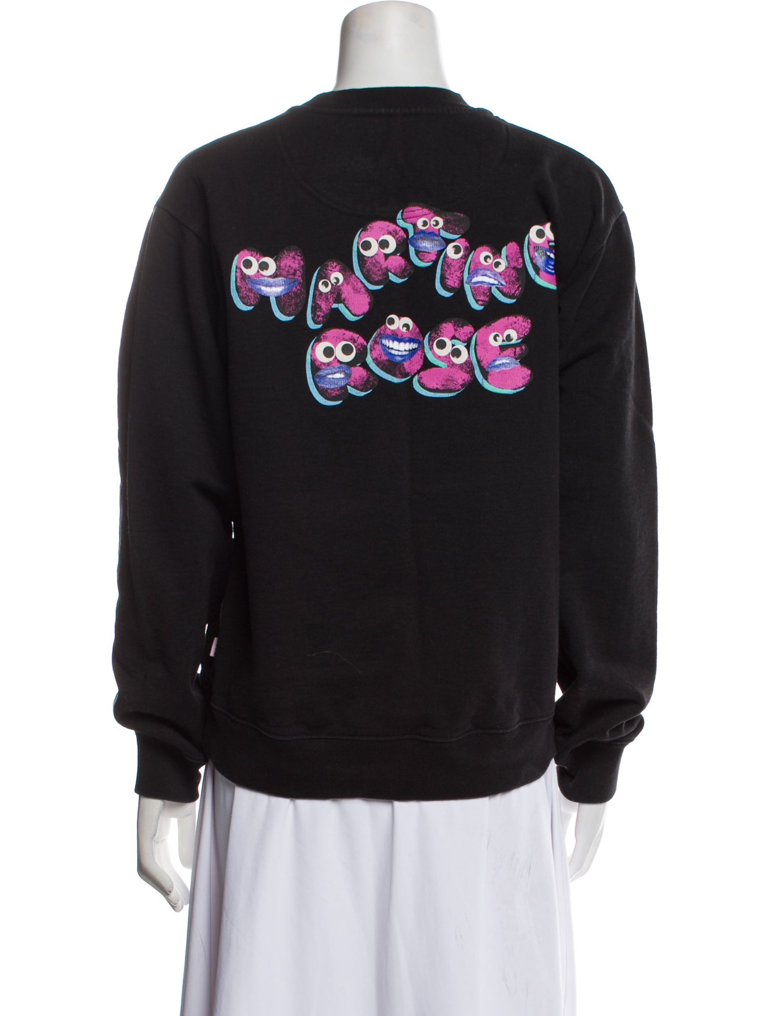 Martine Rose Graphic Print Crew Neck Sweatshirt