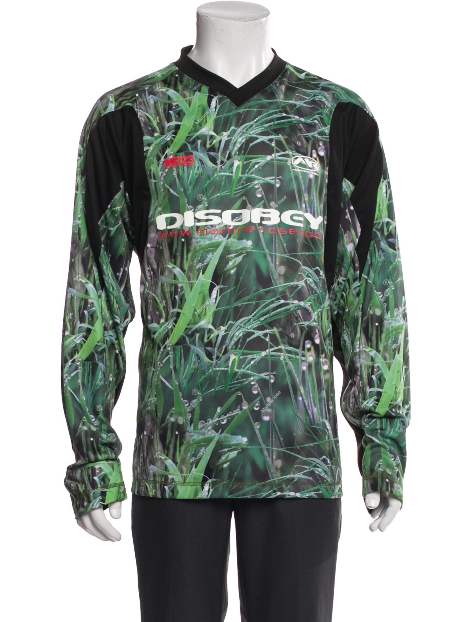 Martine Rose Printed V-Neck T-Shirt w/ Tags