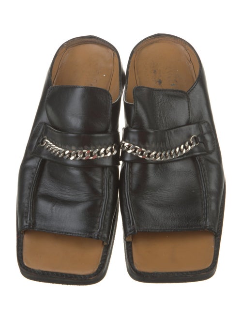 Martine Rose Leather Slides