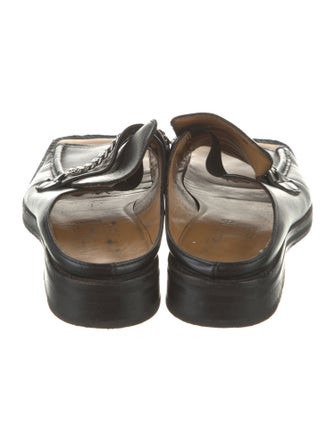 Martine Rose Leather Slides