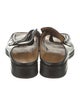 Martine Rose Leather Slides
