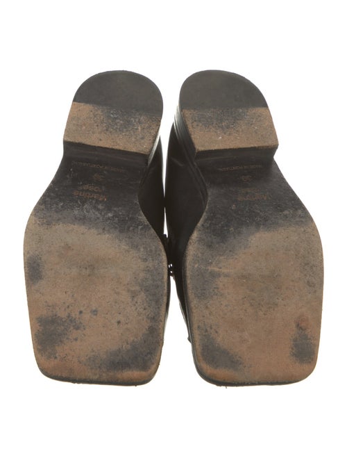 Martine Rose Leather Slides