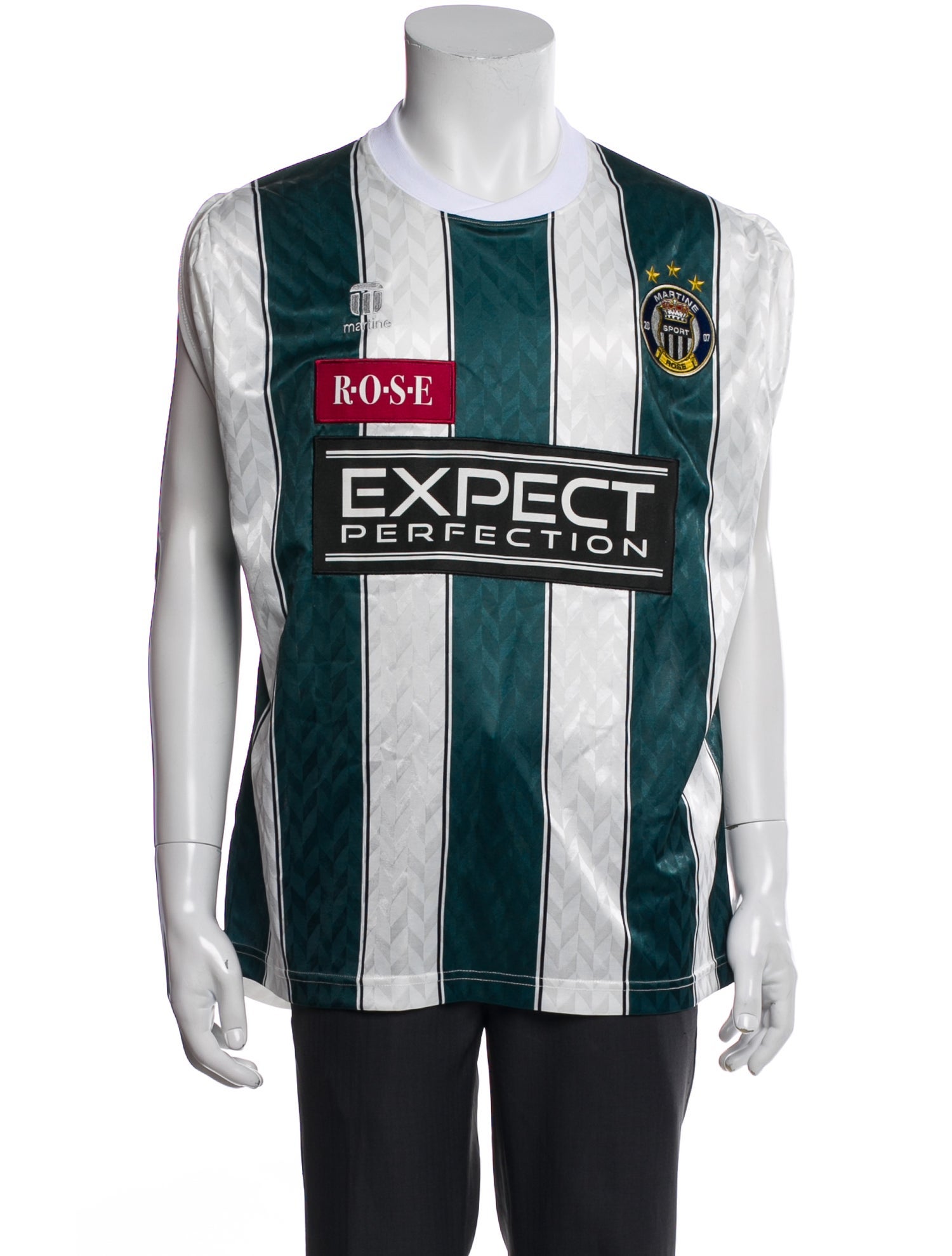 Martine Rose Graphic Print Scoop Neck T-Shirt