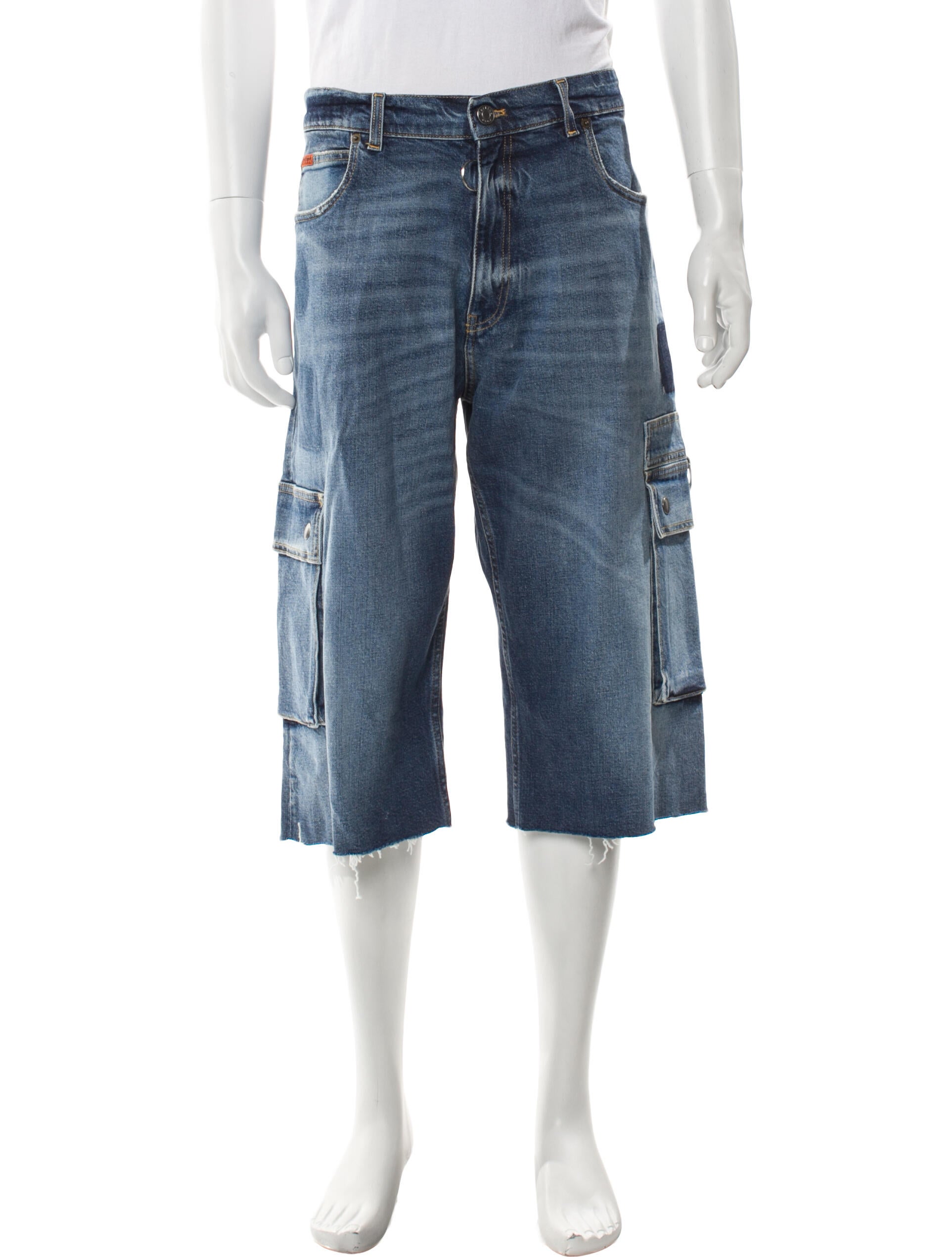 Martine Rose Denim Shorts