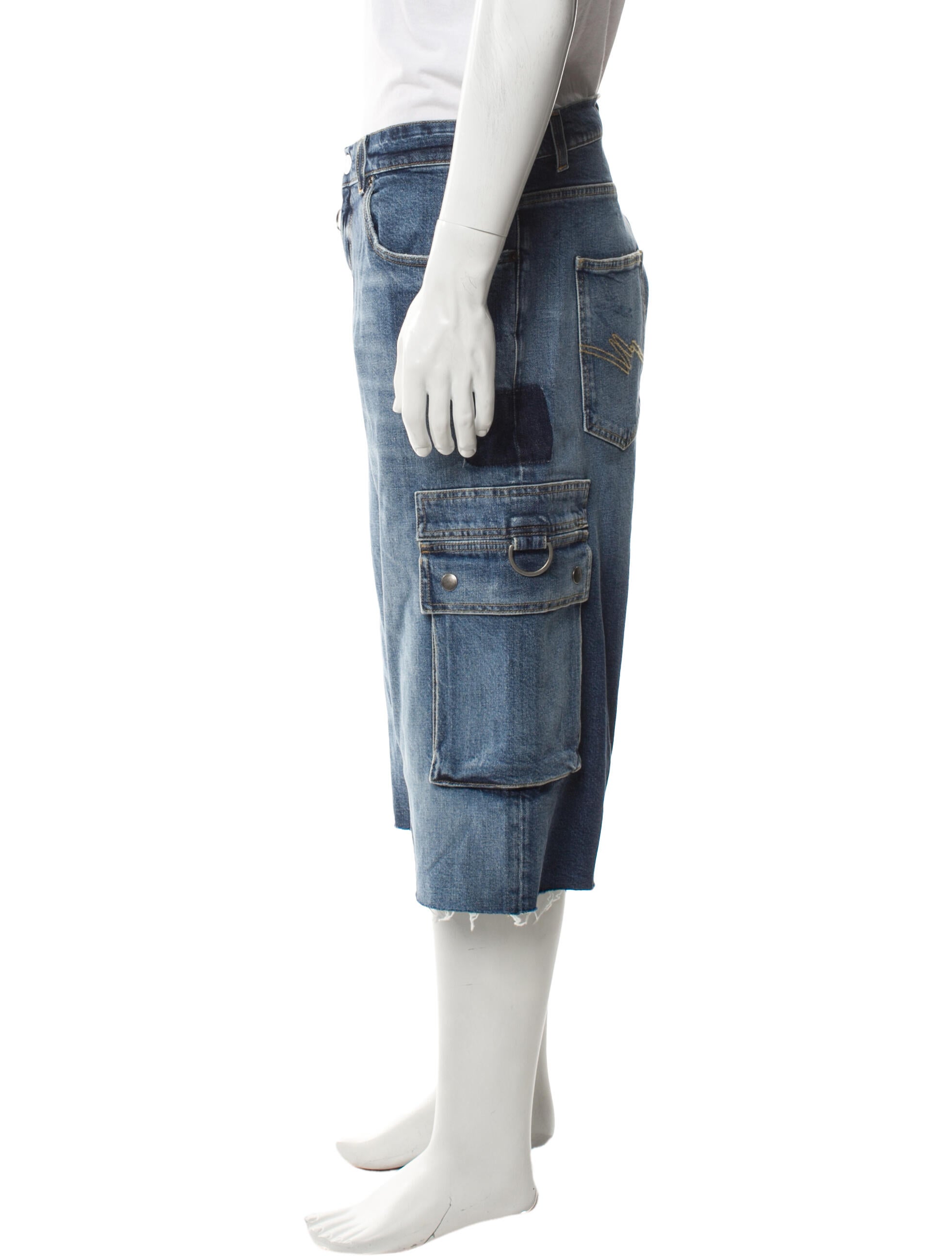 Martine Rose Denim Shorts