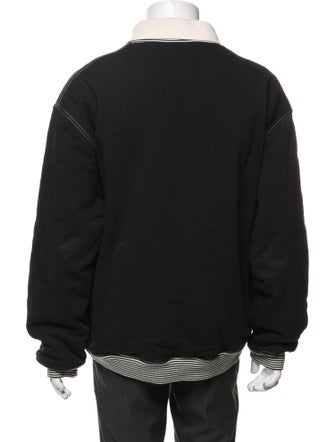 Martine Rose Graphic Print Collar Sweatshirt