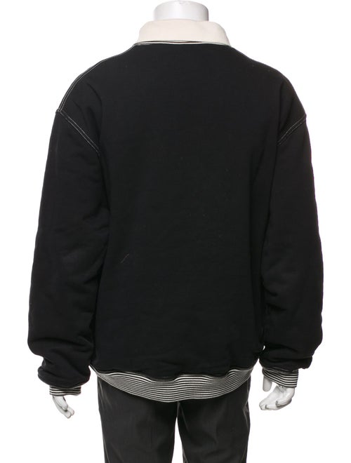 Martine Rose Graphic Print Collar Sweatshirt