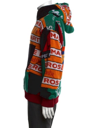 Martine Rose Printed Crew Neck Hoodie