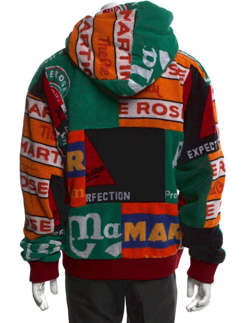 Martine Rose Printed Crew Neck Hoodie