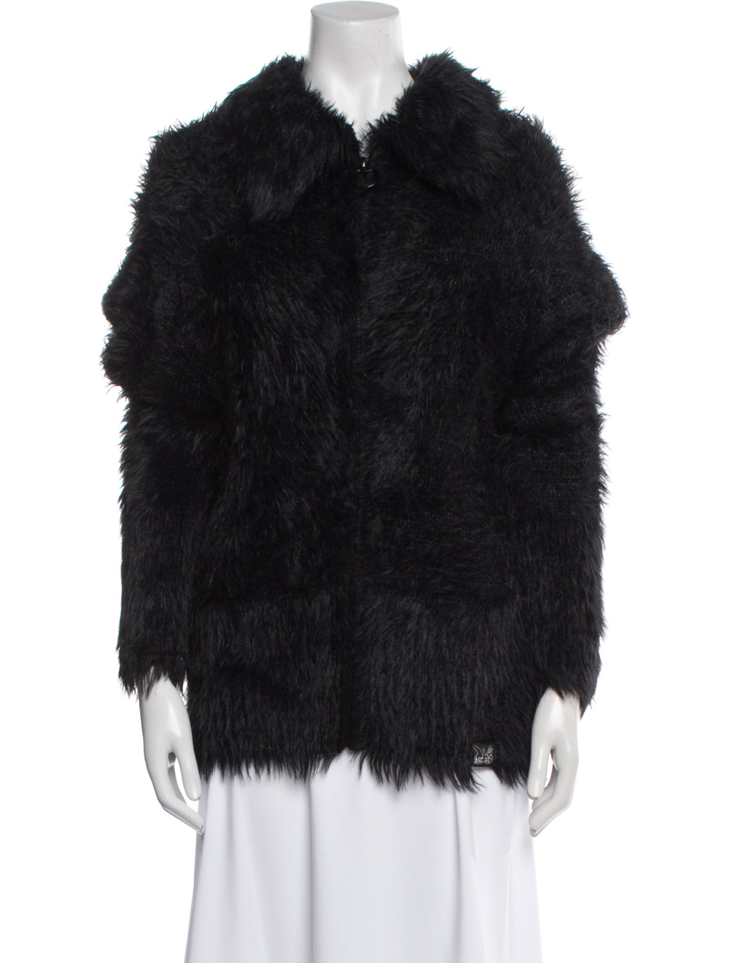 Martine Rose Nylon Faux Fur Jacket