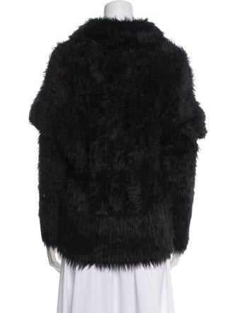 Martine Rose Nylon Faux Fur Jacket