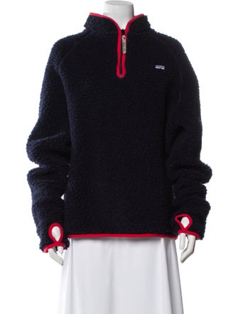 Martine Rose Virgin Wool Colorblock Pattern Bomber Jacket