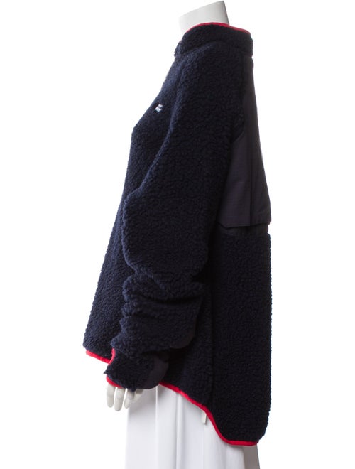 Martine Rose Virgin Wool Colorblock Pattern Bomber Jacket