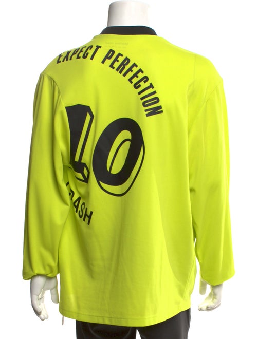 Martine Rose Graphic Print V-Neck T-Shirt