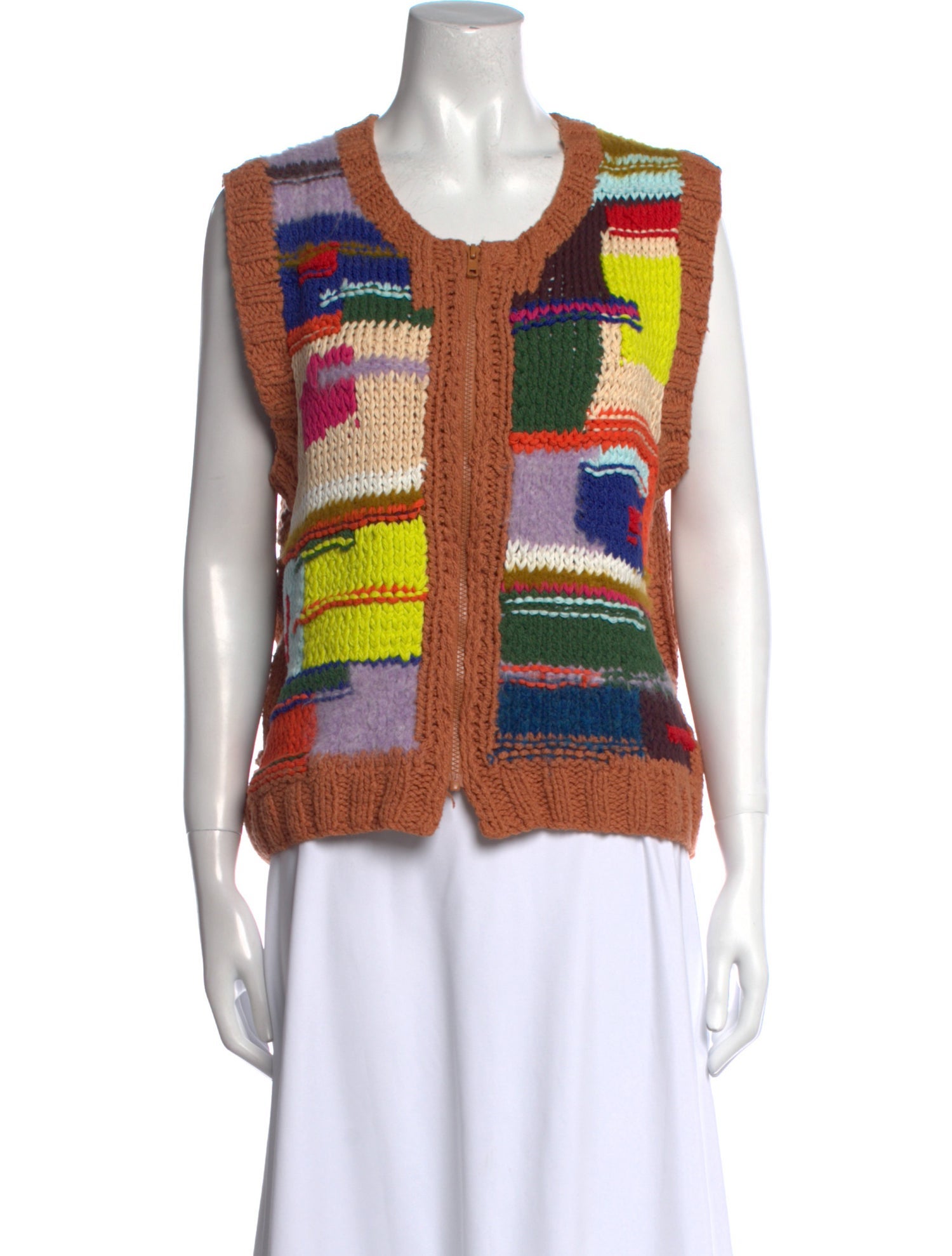 Martine Rose Printed Scoop Neck Sweater