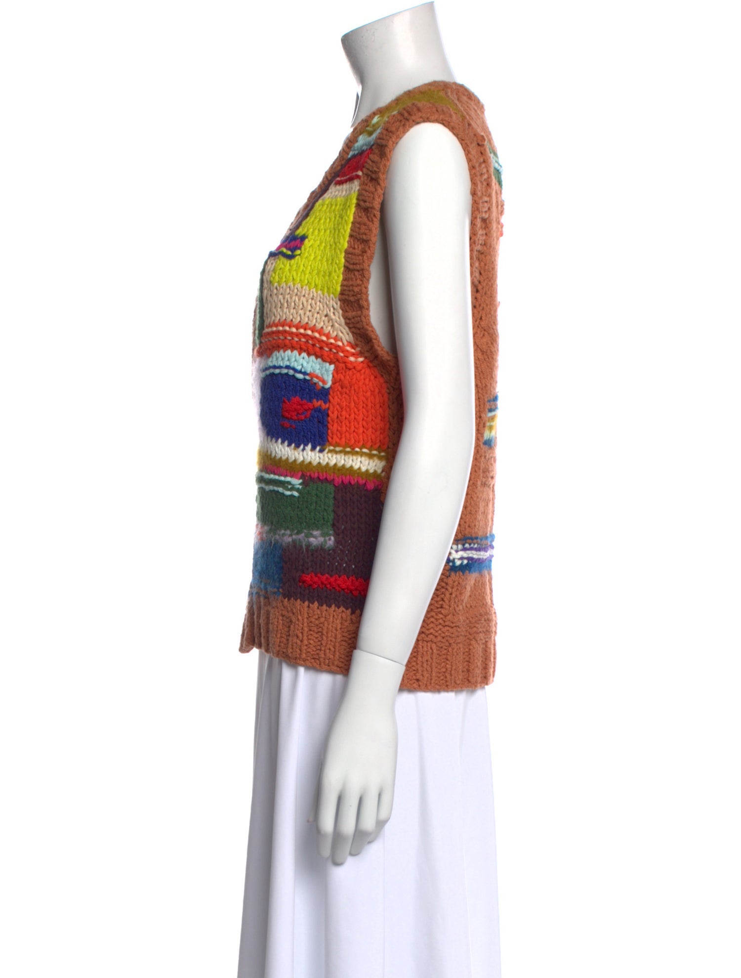 Martine Rose Printed Scoop Neck Sweater