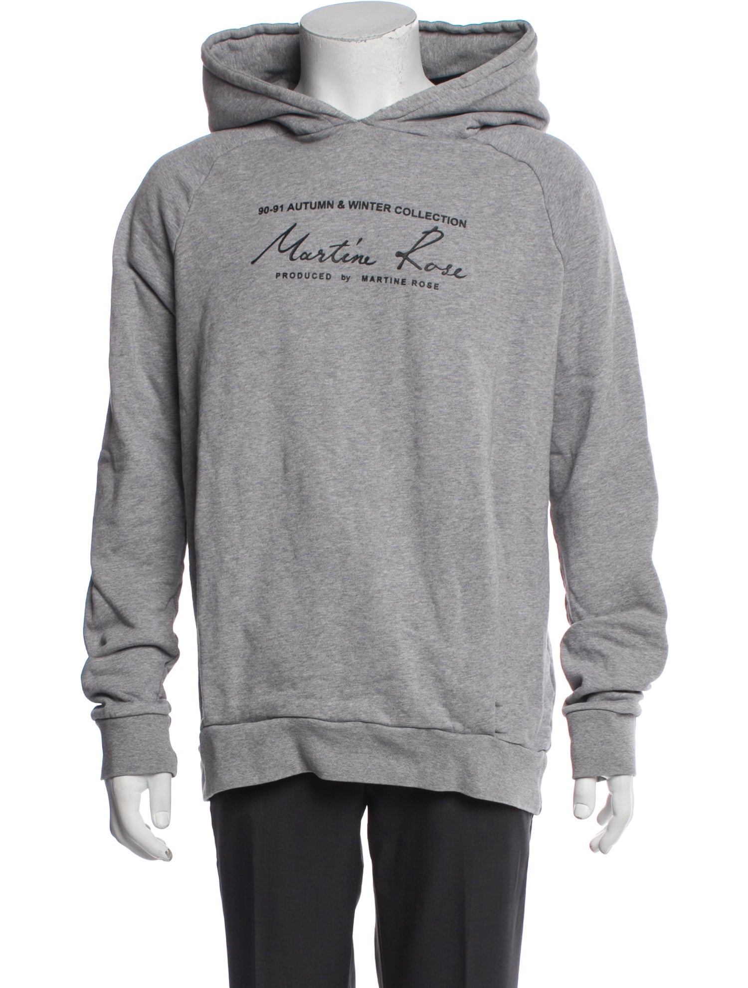 Martine Rose Graphic Print Crew Neck Hoodie