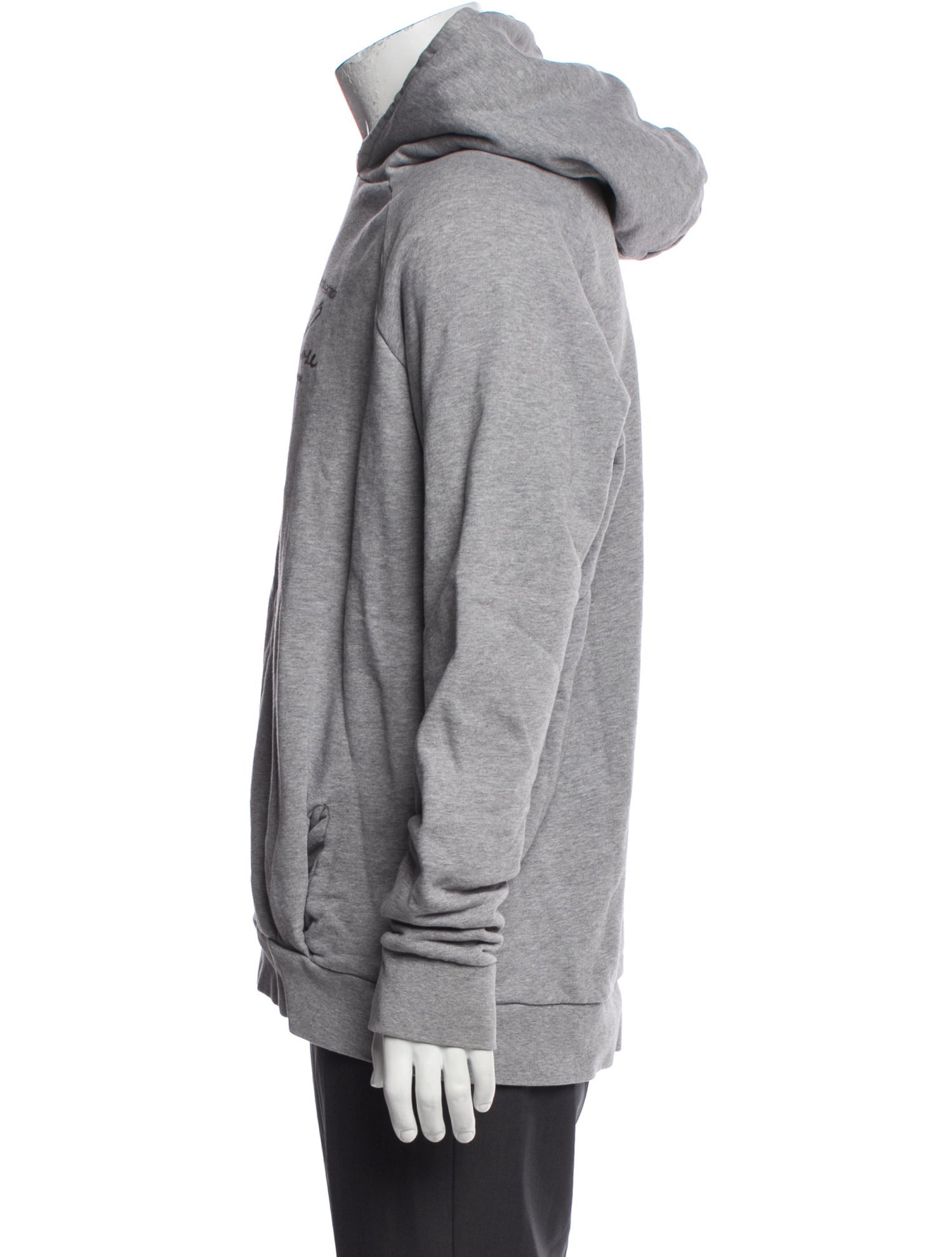 Martine Rose Graphic Print Crew Neck Hoodie