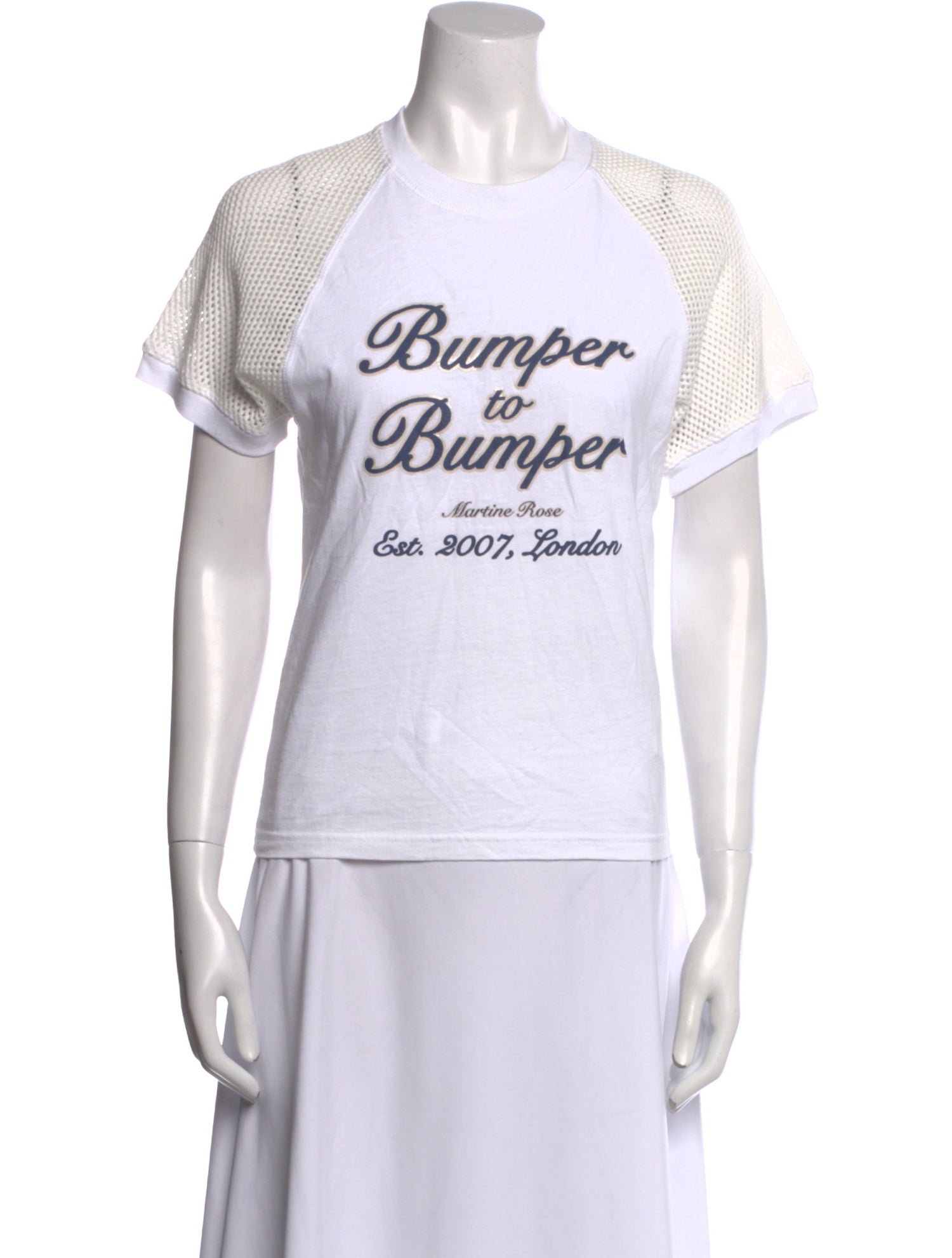 Martine Rose Graphic Print Crew Neck T-Shirt w/ Tags