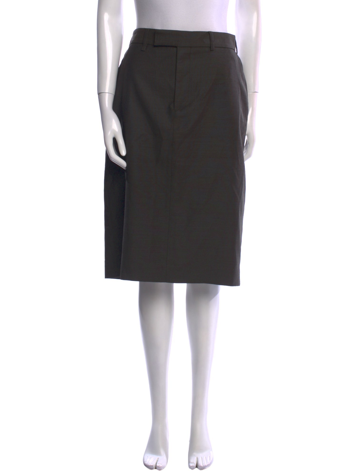 Martine Rose Wool Knee-Length Skirt