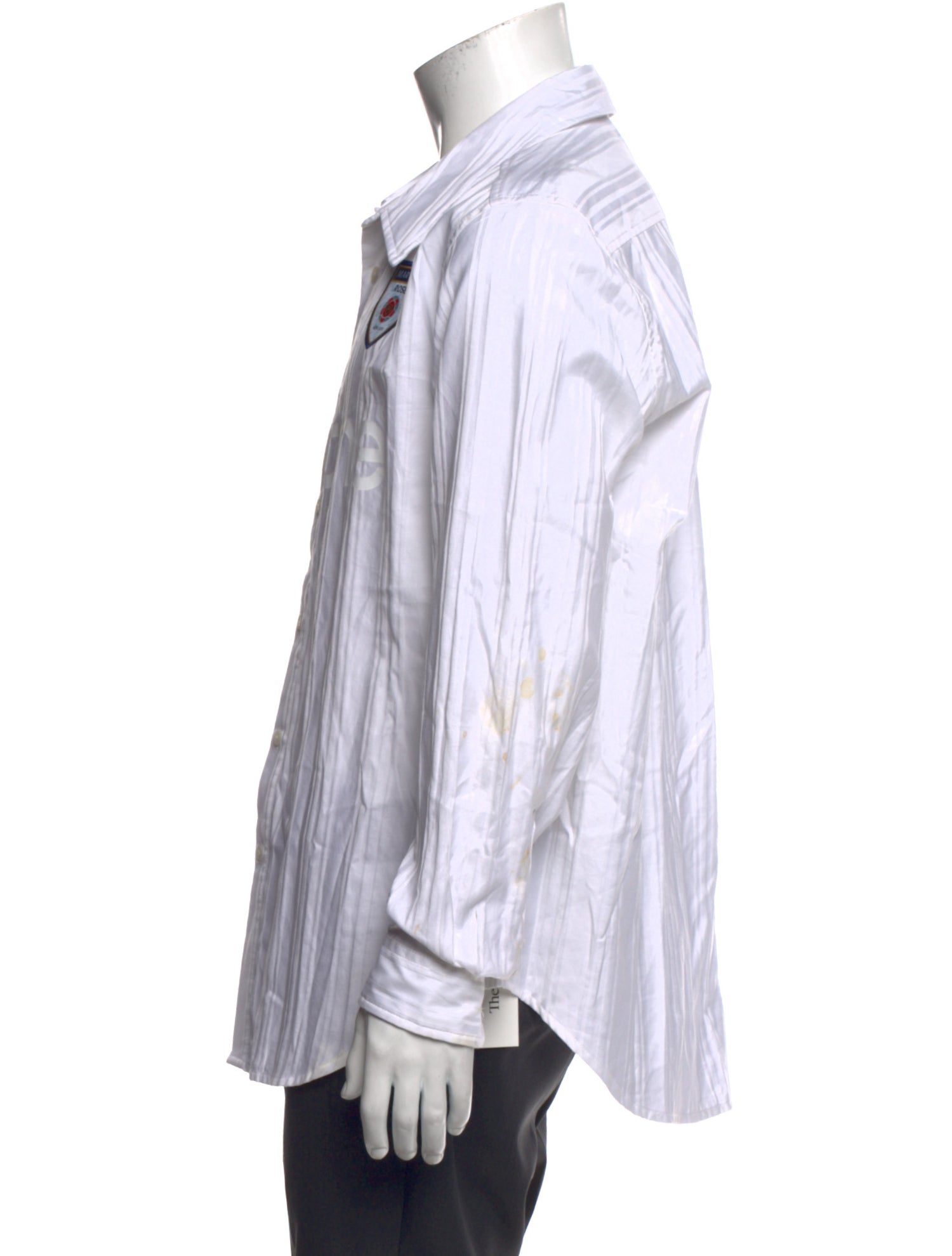 Nike x Martine Rose Striped Long Sleeve Dress Shirt