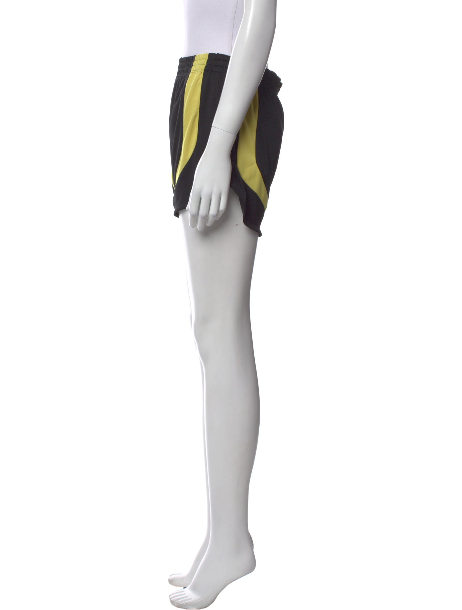 Martine Rose Colorblock Pattern Mini Shorts