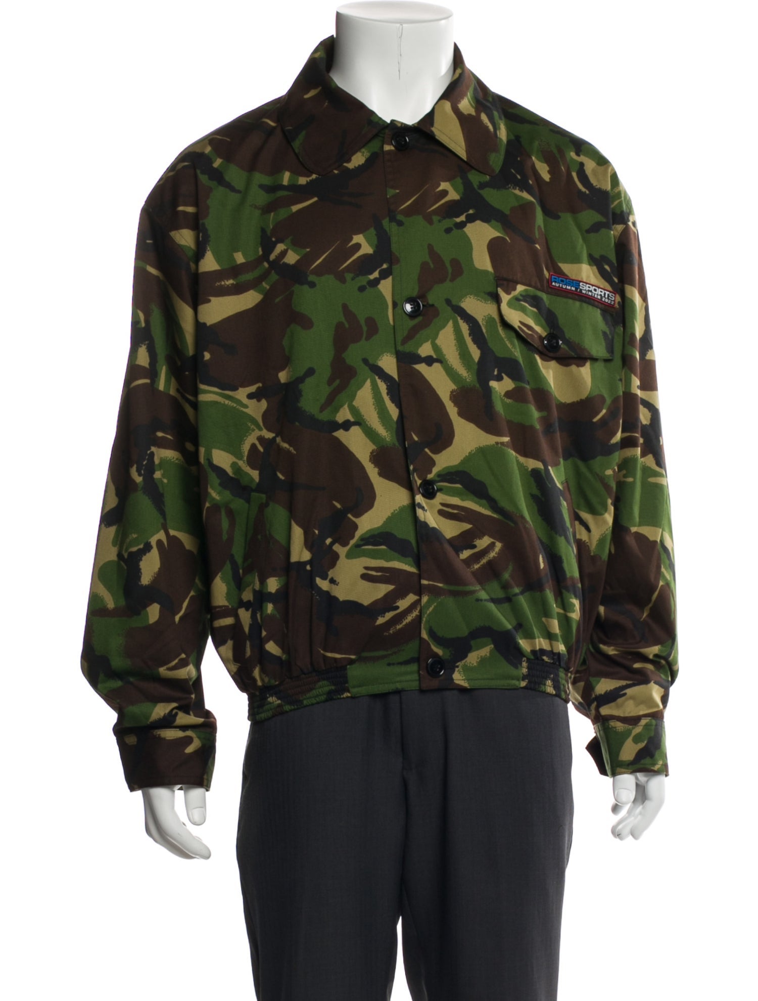 Martine Rose Camouflage Print Utility Jacket