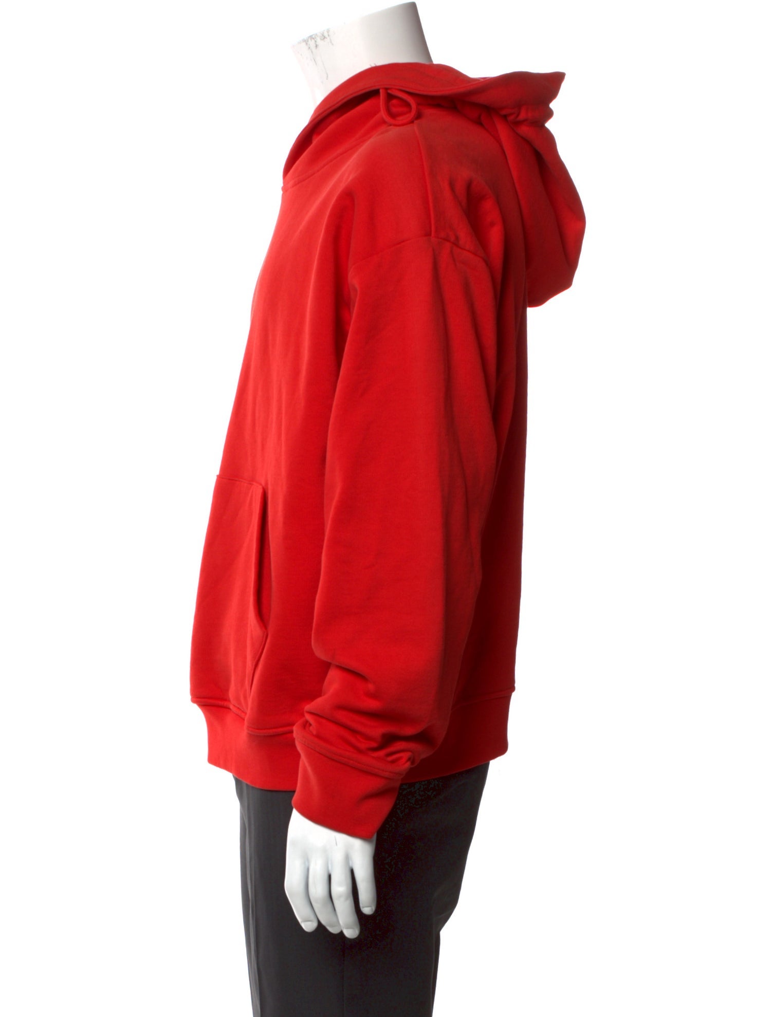 Martine Rose Graphic Print V-Neck Hoodie