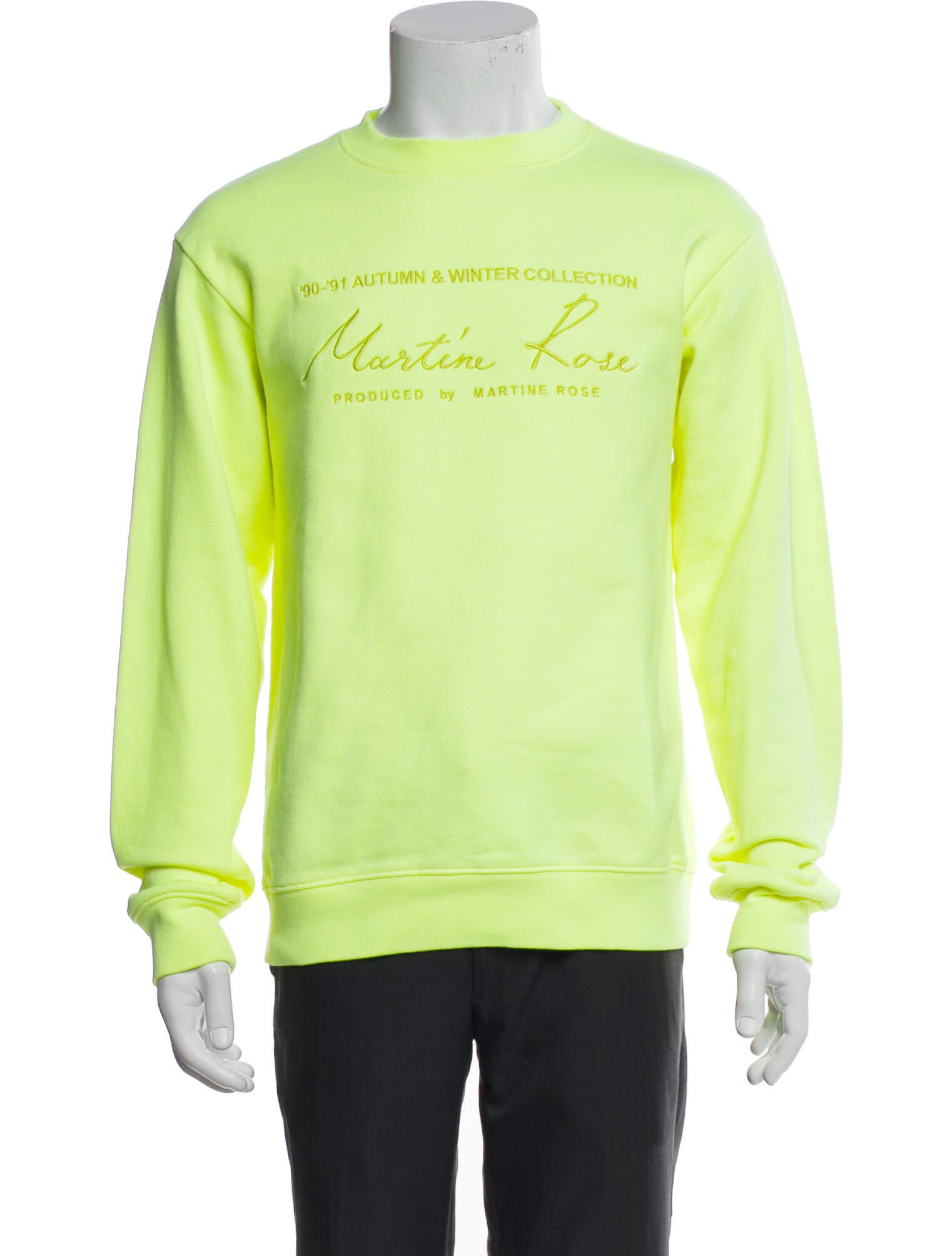 Martine Rose Graphic Print Crew Neck Sweatshirt