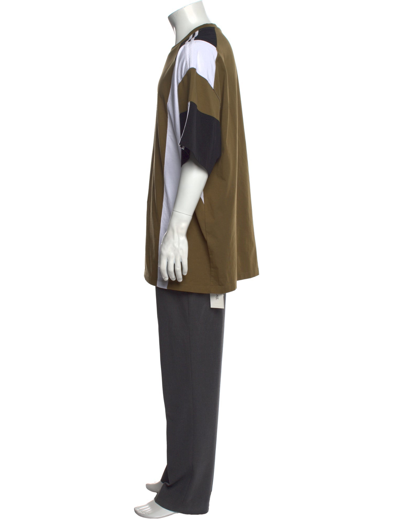 Martine Rose Colorblock Pattern Short Sleeve Shirt