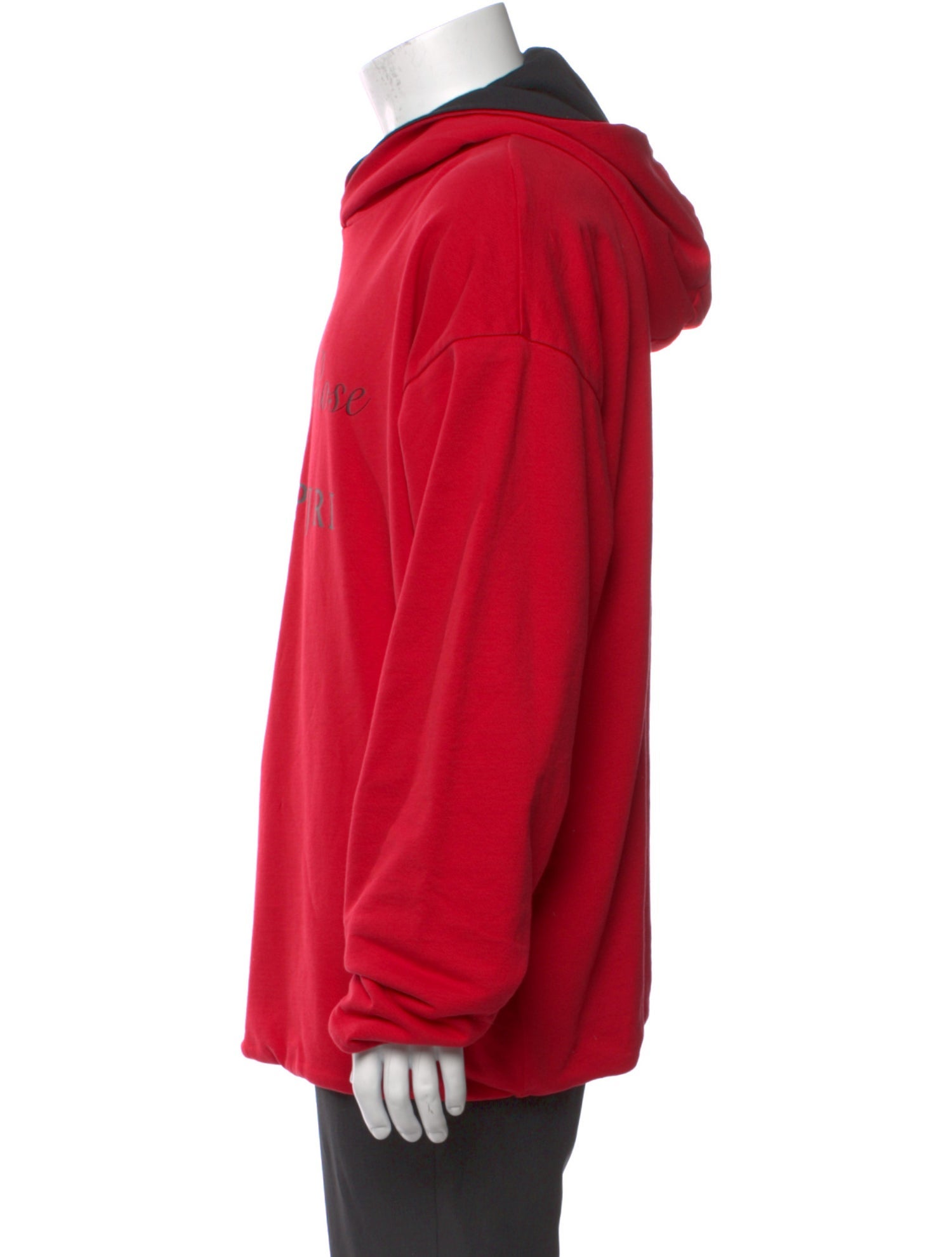 Martine Rose Graphic Print Crew Neck Hoodie