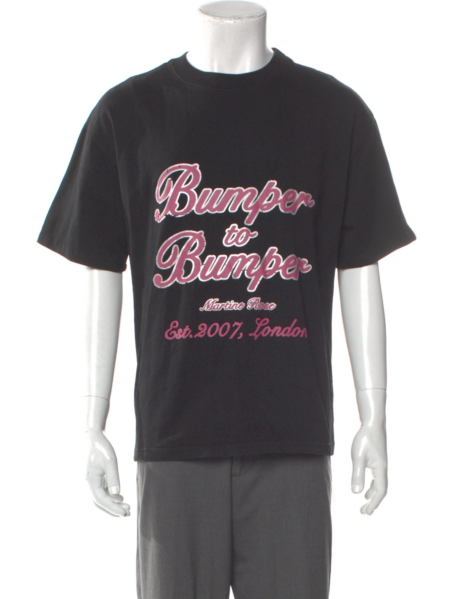 Martine Rose Graphic Print Crew Neck T-Shirt