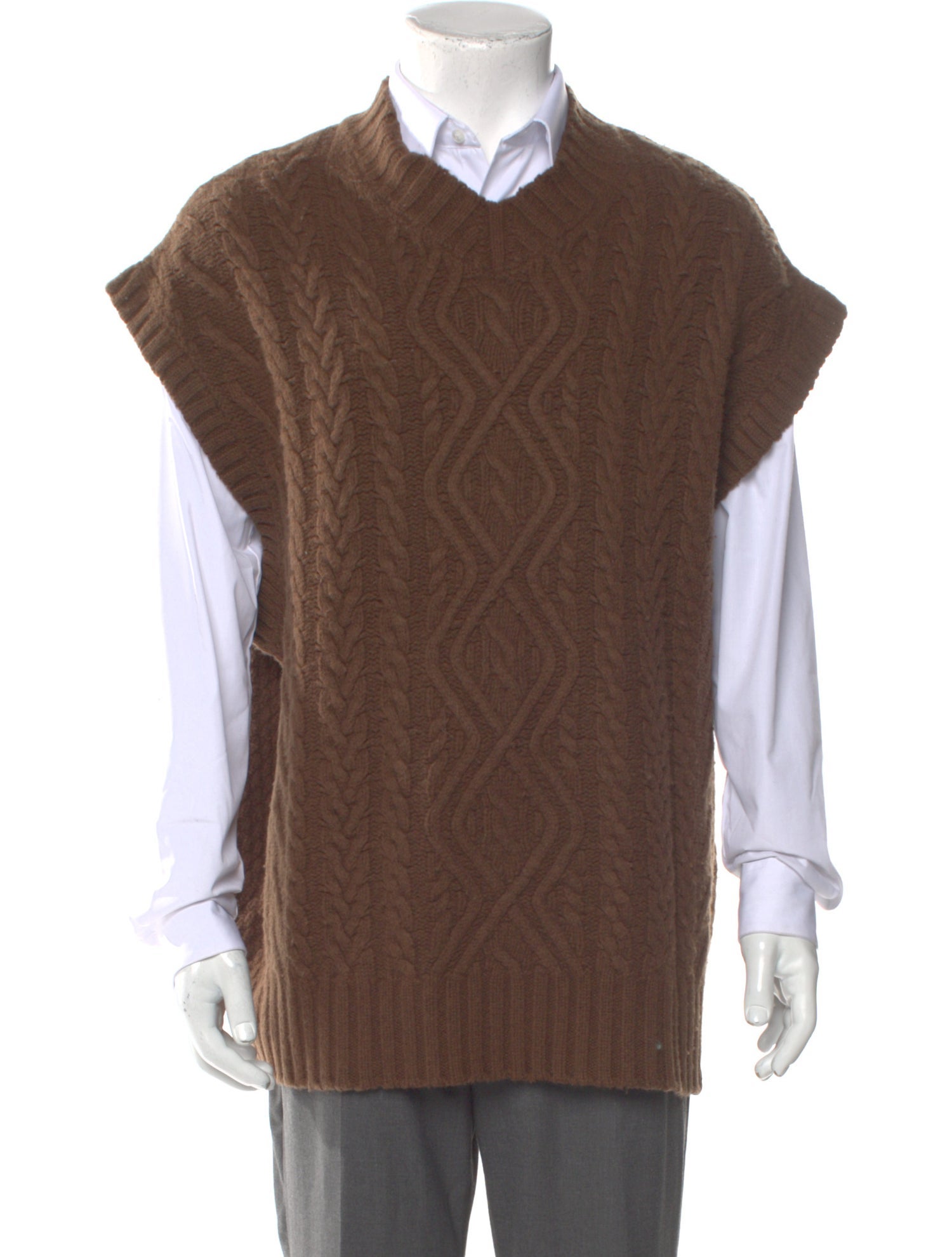 Martine Rose Merino Wool V-Neck Sweater Vest
