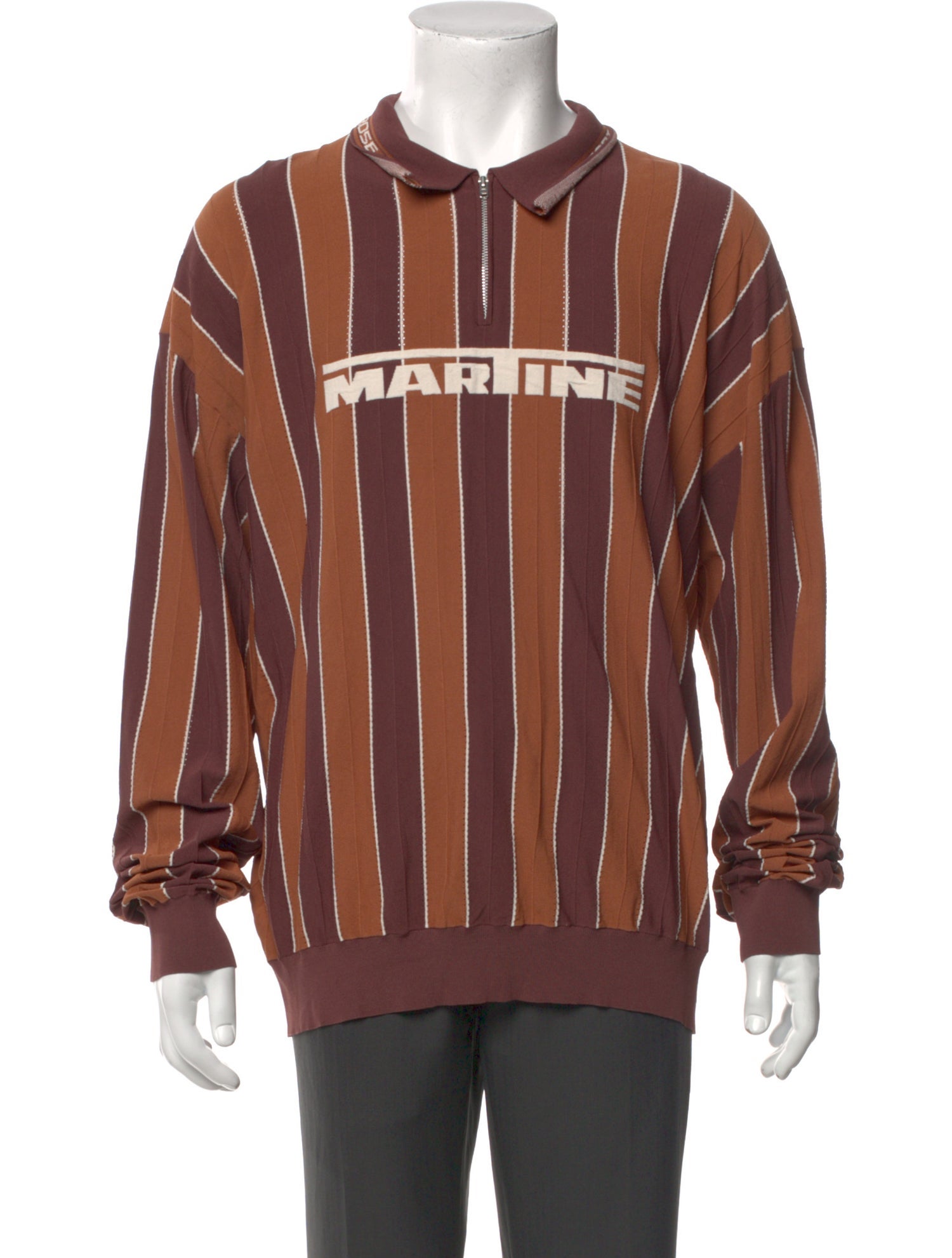 Martine Rose Striped Long Sleeve Shirt