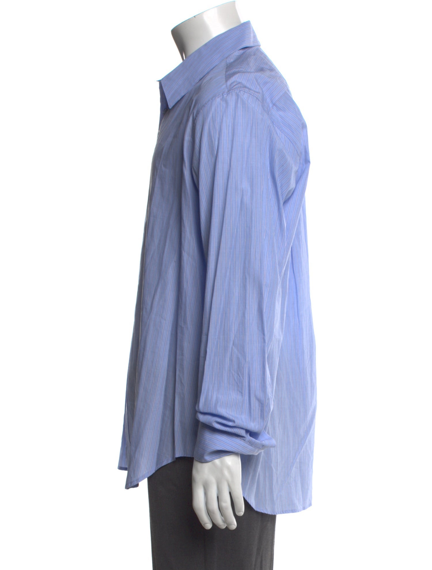 Martine Rose Striped Long Sleeve Dress Shirt