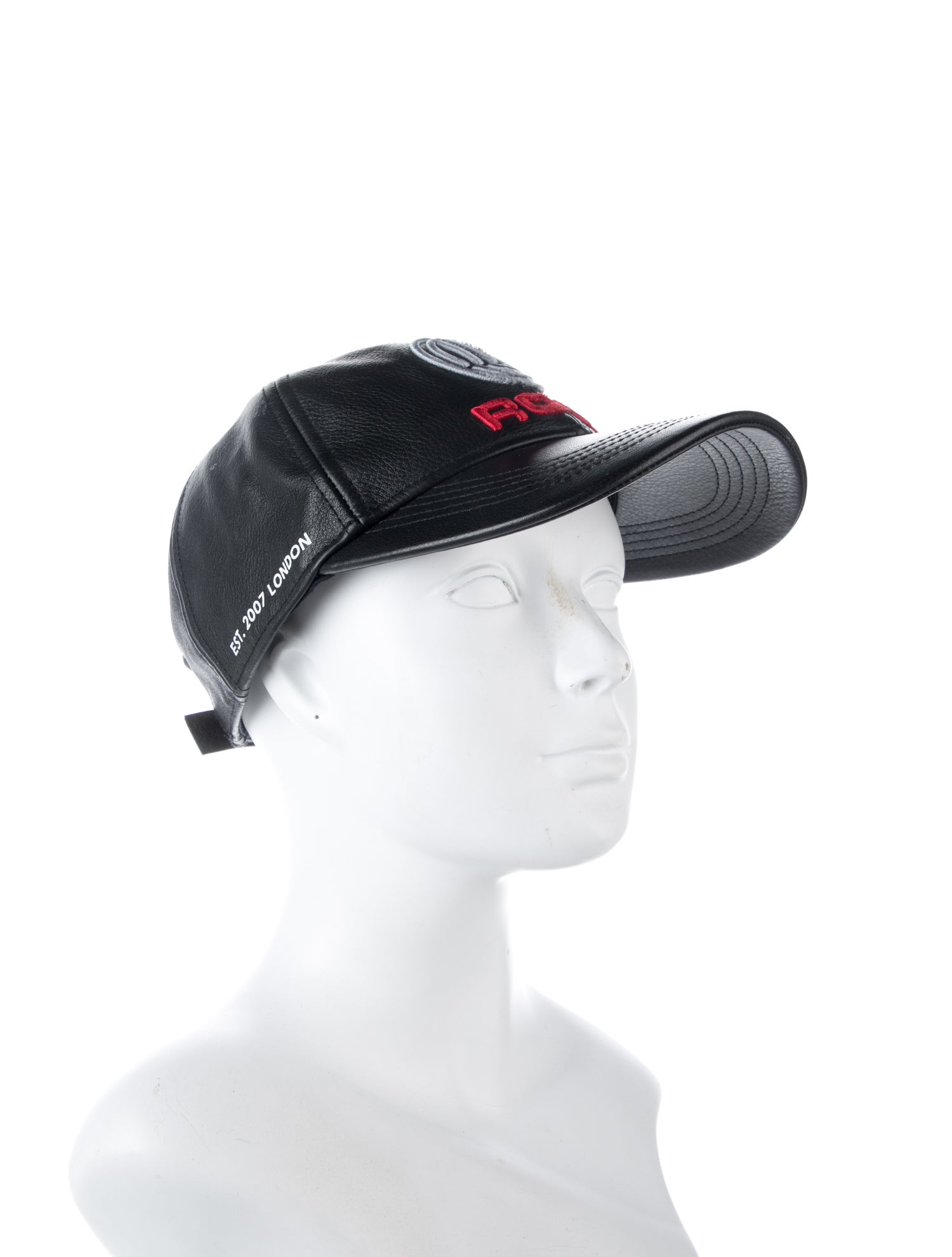 Balenciaga 2017 Cotton Archetype Baseball Cap - Red Hats